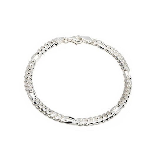 Figaroarmband 5mm 925/- Sterlingsilber