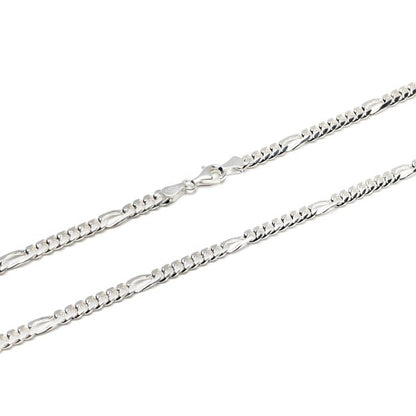 Figarokette 5mm 925/- Sterlingsilber 55cm