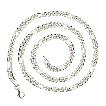 Figarokette 5mm 925/- Sterlingsilber 55cm