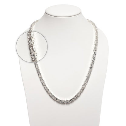 Königskette 6mm 925/- Sterlingsilber 65cm