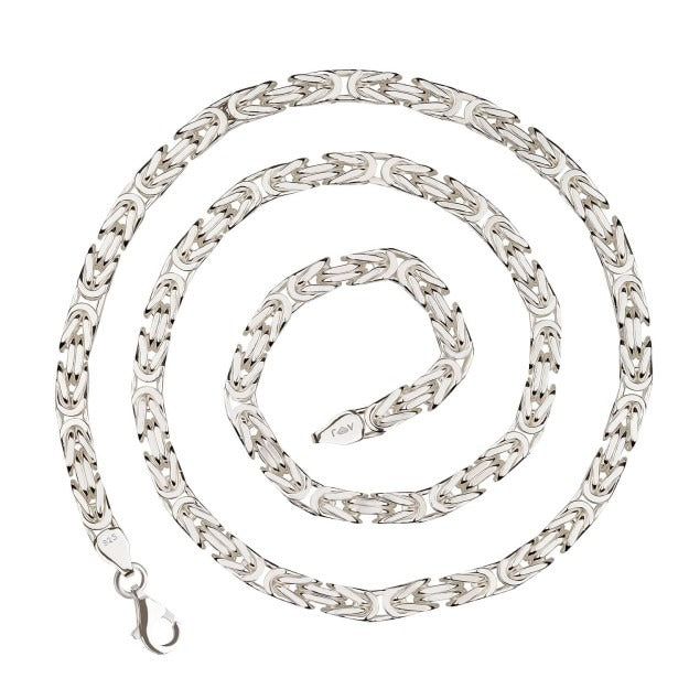 Königskette 6mm 925/- Sterlingsilber 65cm