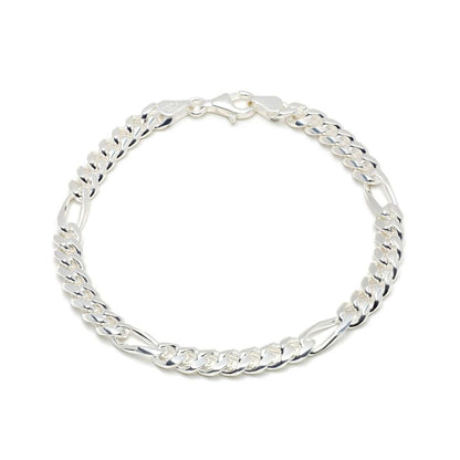 Figaroarmband 6mm 925/- Sterlingsilber