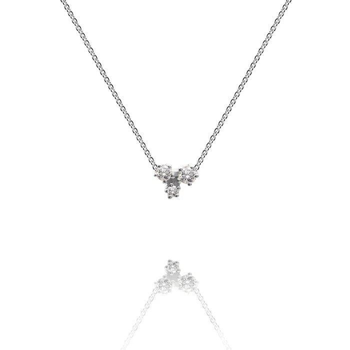 noën Sparkle pendant "smal" in 585/- gold with diamonds
