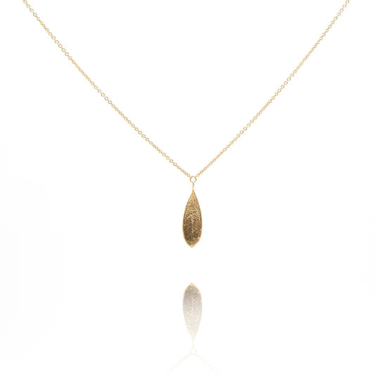 noën Olivia olive necklace "one" 925/- silver gold-plated