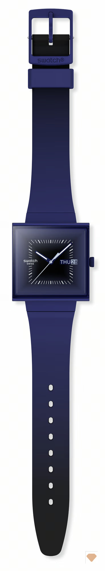 Swatch Squarely Blacklight SO34N700