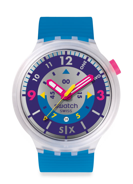 Swatch Neon Hilo SB01K400