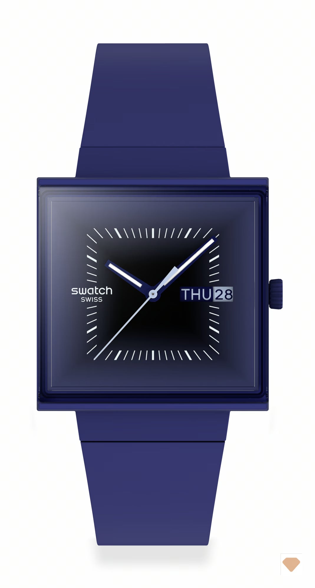 Swatch Squarely Blacklight SO34N700