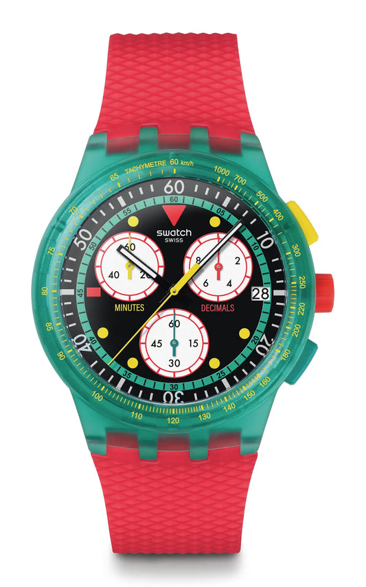 Swatch Neon Emerald Chrono SUSG409