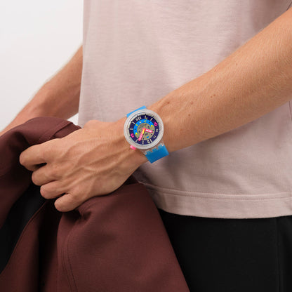 Swatch Neon Hilo SB01K400