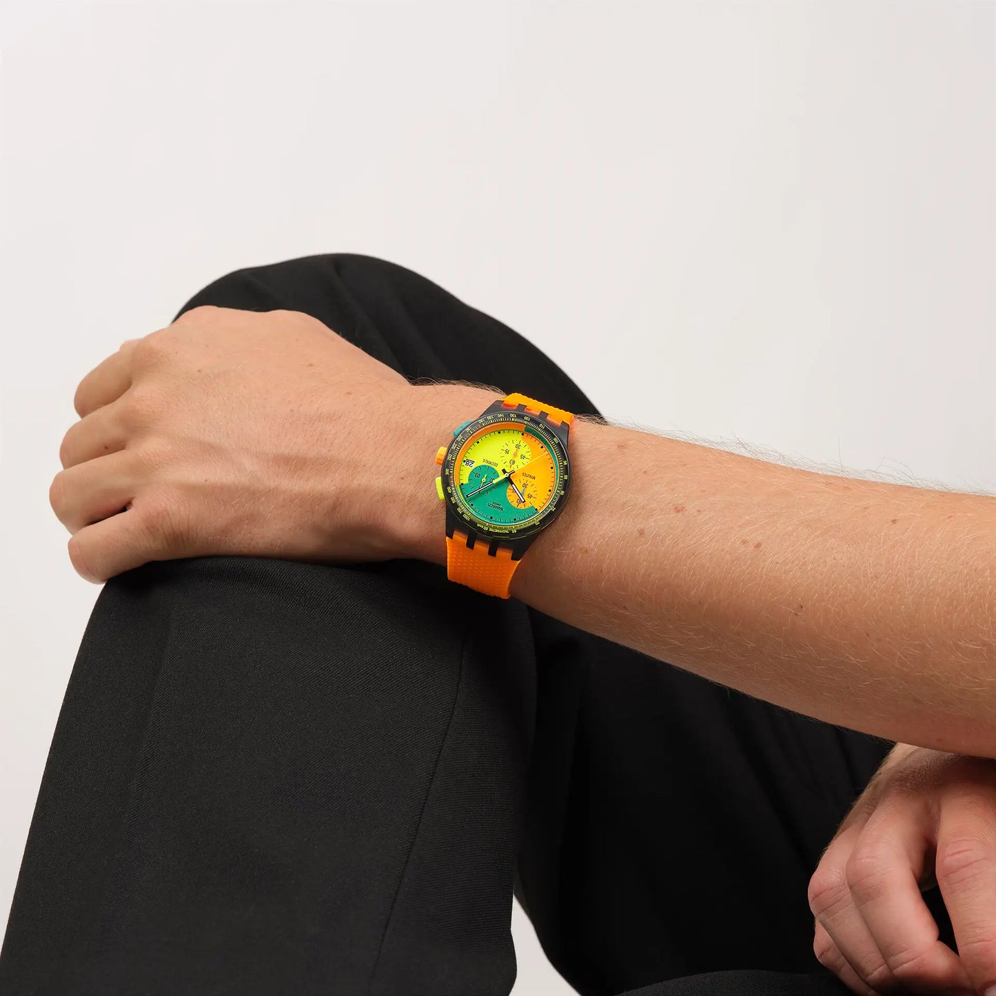 Swatch Neon Signal Flag SUSB422