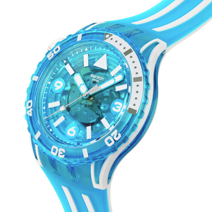 Swatch Scubaqua Blue Fire SSCU09S100