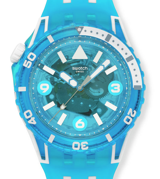 Swatch Scubaqua Blue Fire SSCU09S100