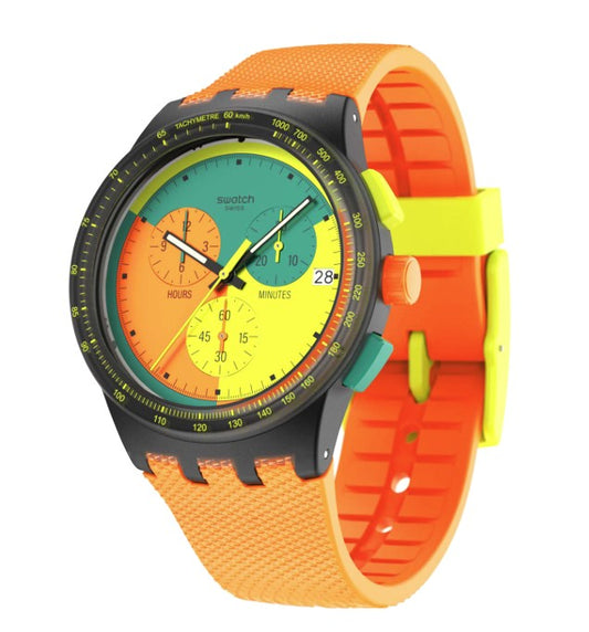 Swatch Neon Signal Flag SUSB422
