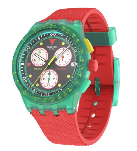 Swatch Neon Emerald Chrono SUSG409